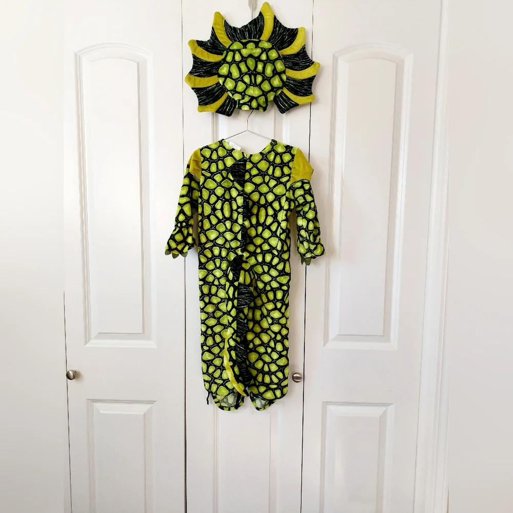 2pc Green‎ Triceratops Dinosaur Costume 